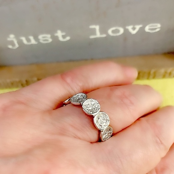 Ashley Infinity Ring | Elegant Silver Band – Melinda Maria  🆕 Exclusive Designer Jewelry Melinda Maria CZ Infinity Ring Size 9